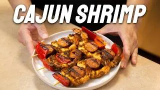 Thumbnail: The Ultimate Grilled Cajun Shrimp Recipe | Spicy, Juicy & Delicious
