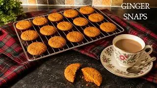 Thumbnail: Ginger Snaps | Easy Ginger Nut Biscuit Recipe