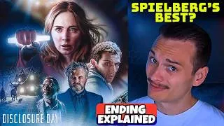 Thumbnail: Disclosure Day (2026) Ending Explained & Movie Review + Is This Spielberg’s Best Alien Movie Yet?