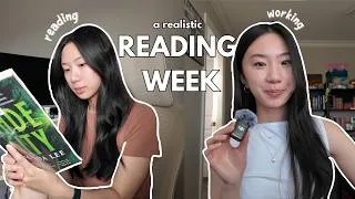 Thumbnail: how much I realistically read in a week working a 9-5 📚👩🏻‍💻