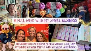 Thumbnail: 💥 An action packed week of a shop drop, geeking out over yarn releases & meeting popular makers 🧶