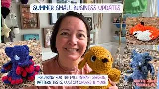 Thumbnail: Preparing for a shop launch 🛍️, bookish markets, & new crochet plushie makes 🧶