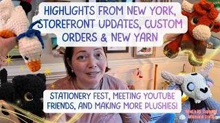 Thumbnail: I flew to NYC 🗽for StationeryFest, to meet my YouTube Besties, & came home for a lot of crochet 🧶