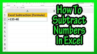 Thumbnail: How To Subtract Numbers Or Values, And The Formula For Subtracting Numbers, In Excel Explained