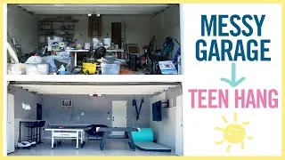 Thumbnail: GARAGE MAKEOVER | Epic Mess to Teen Hang!!!