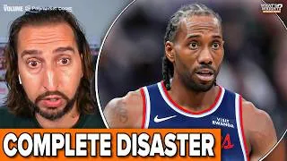 Thumbnail: Nick Wright's STUNNED reaction to Clippers-Kawhi Leonard CATASTROPHE