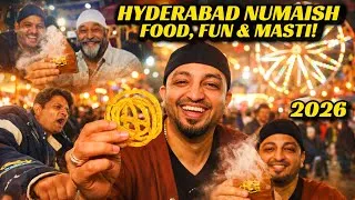 Thumbnail: Hyderabad Nampally Numaish 2026 Funny Tour | Crazy Food & Fun!