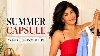 Thumbnail: Summer Capsule Wardrobe | 12 Pieces, 15 Elegant Vacation & Everyday Outfits