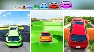 Thumbnail: Big & Small Cars vs Speed Bumps Challenge – BeamNG.Drive