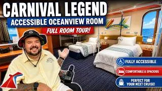 Thumbnail: Carnival Legend Accessible Oceanview Room Tour | Is This the BEST Wheelchair Cabin?