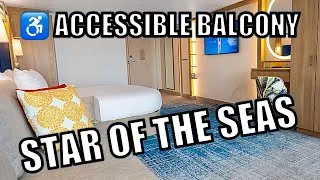 Thumbnail: Wheelchair-Accessible Balcony Room Tour | Star of the Seas