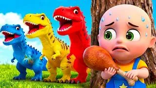 Thumbnail: Best T-rex and dinosaur songs New Compilation | Old MacDonald  | Baby Cartoon & Kids Songs Baby Bobo