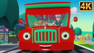 Thumbnail: Wheels on the Bus Go Round and Round | Nursery Rhymes for Kids | Kids Songs
