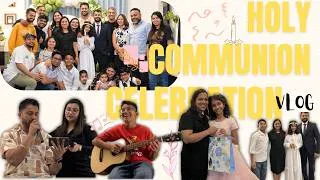 Thumbnail: Mangalorean Family Celebration in Dubai ❤️ | Holy Communion Party Highlights.#FamilyVlog #dubaivlog