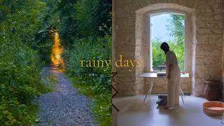 Thumbnail: Slow life in a 500-year-old country house | rainy summer days & creating my sewing studio