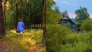 Thumbnail: I left the city for a slow life in the countryside | silent vlog, gardening & vegan berry pie