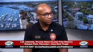 Thumbnail: WHHI NEWS | Lee Jenkins: Hiring Pool Process/Join Our Team | Hilton Head Island Fire Rescue | WHHITV