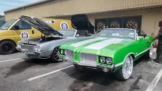 Thumbnail: Supercharged Cutlass Convertible and LS Skylark Convertible at All About Wheels in Georgia.
