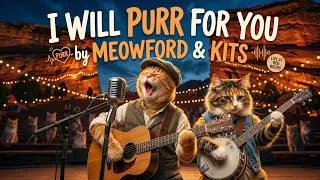 Thumbnail: Meowford & Kits - I Will Purr for You | Mumford & Sons Cat Parody (Official Music Video)