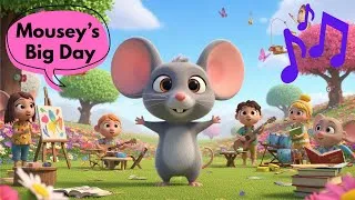 Thumbnail: Mousey's Big Day / Kids' Songs / Animal Songs for Kids / Whiskers & Whistles
