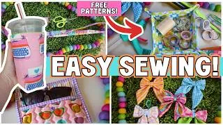Thumbnail: 6 Genius (+EASY) Sewing Projects You Can Make in Minutes! | Fat Quarter & Scrap Fabric Friendly!