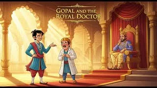 Thumbnail: Gopal and the Royal Doctor | Clever Indian Moral Story | Wisdom vs Arrogance | Kids Story in English