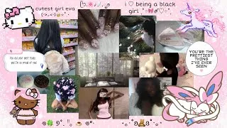 Thumbnail: ✧˚. shea butter babydoll ; 🎀 black girl heaven #iluvbeingablackgirl 777 🪽 °❀.ೃ࿔*