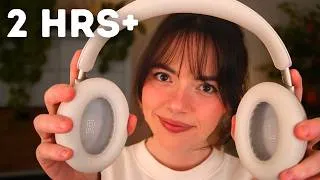 Thumbnail: 2HRS+ ASMR with Noise Canceling Headphones | muffled, noise suppression (great for overstimulation)