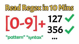 Thumbnail: Regular Expressions: Anchors, Quantifiers & Groups Explained | Data & Text Processing