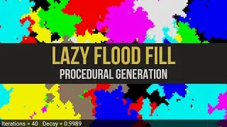 Thumbnail: Lazy Flood Fill | Procedural Generation | Game Development Tutorial