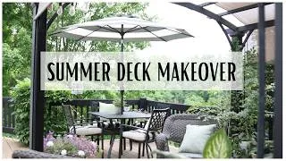 Thumbnail: Transforming Our Back Deck Into a Cozy Summer Retreat | Plants, Stain & Water Feature
