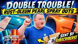Thumbnail: TWO RUST-OLEUM PEARL SPRAY OUTS! DID THEY TURN OUT GOOD?!