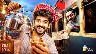 Thumbnail: Selling CHAI At A Haunted Indian Railway Station ☕🚂 | Railway Chai Wala