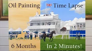 Thumbnail: Horse Oil Painting || Queen's Jubilee Racehorse Painting Time Lapse
