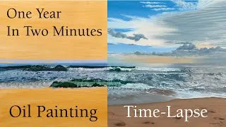 Thumbnail: Realistic Oil Painting Art Time-Lapse || Stunning Ocean Seascape Oil Painting