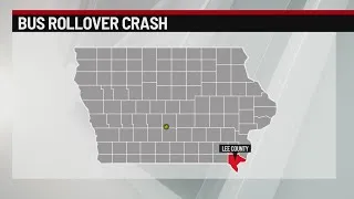 Thumbnail: 5 injured in Iowa school bus crash in stable condition