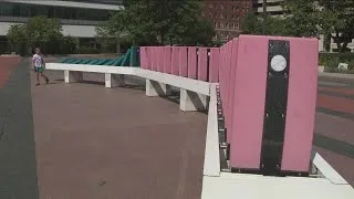 Thumbnail: Interactive domino art opens in Des Moines' Cowles Commons
