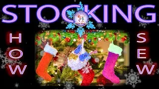Thumbnail: How to SEW CHRISTMAS STOCKING TUTORIAL in 4 Minutes