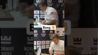 Thumbnail: Magnus resigns with a Bang ✊ against Gukesh 🔥