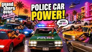 Thumbnail: I Show Police Car Power & Attitude 🚔🔥 | GTA Vice City | Funny Moments 😂