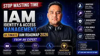 Thumbnail: 🔥 Ultimate IAM Roadmap 2026 | Complete Guide for Freshers, IT Support Support & Career Switchers