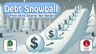Thumbnail: Pay Off Debt Fast with the Debt Snowball Method – Save Thousands with This Simple Spreadsheet!