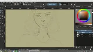 Thumbnail: my digital art process | krita 4.1.7 tutorial | wicceri draws