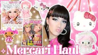 Thumbnail: PINK MERCARI HAUL ♡ Gyaru Magazines , Kawaii Sanrio Plushies  ⋆.𐙚 ̊  (ft JPfans) ⟡