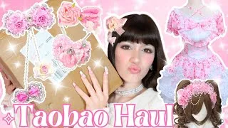 Thumbnail: PINK TAOBAO HAUL ♡ Hime Gyaru , Kawaii Fashion ⋆.𐙚 ̊  (ft CNfans) ⟡