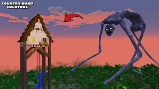 Thumbnail: i Found Scariest COUNTRY ROAD CREATURE 😱 in Minecraft | Minecraft Horror |