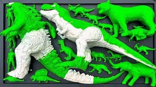 Thumbnail: Dinosaurus Jurassic World Dominion: T-rex/ Brachiosaurus/ Skibidi/ Spider-Man/ KingKong/ KingGidorah