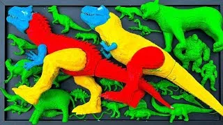 Thumbnail: Dinosaurus Jurassic World Dominion: T-rex/ Brachiosaurus/ Skibidi/ Spider-Man/ KingKong/ KingGidorah