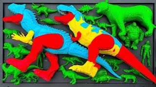 Thumbnail: Dinosaurus Jurassic World Dominion: T-rex/ Brachiosaurus/ Skibidi/ Spider-Man/ KingKong/ KingGidorah