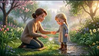 Thumbnail: 🌸🌙 Mama Showed Me the First Flower | Spring Lullaby for Babies & Toddlers Sleep Music